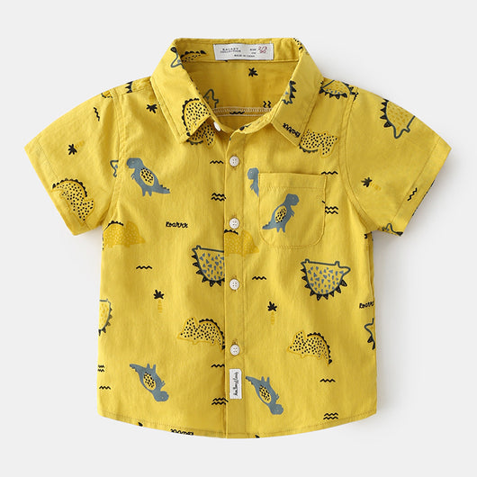 Playera Infantil de Verano con Estampado Cartoon Estilo Coreano - Image 5