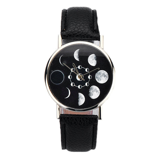 Reloj de Cuarzo para Dama con Correa de Moda y Diseño Luna - Image 9