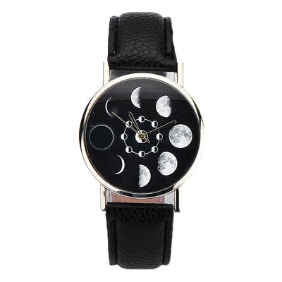 Reloj de Cuarzo para Dama con Correa de Moda y Diseño Luna - Image 5