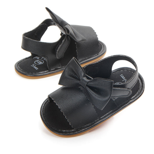 Sandalias para Bebé con Moño - Zapatos de Cuero PU Suave - Image 14