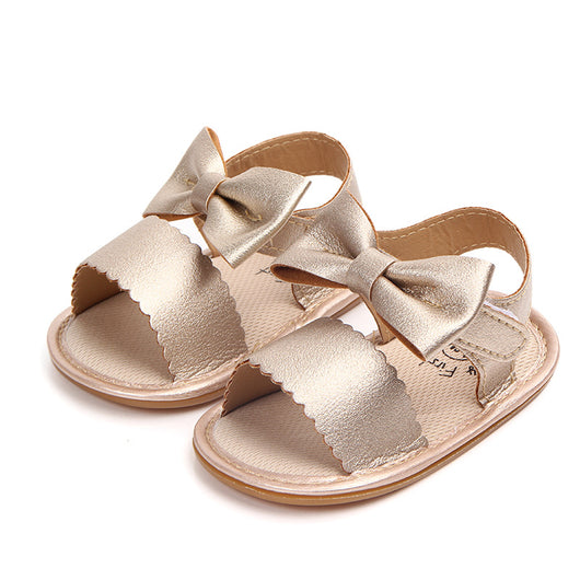 Sandalias para Bebé con Moño - Zapatos de Cuero PU Suave - Image 6