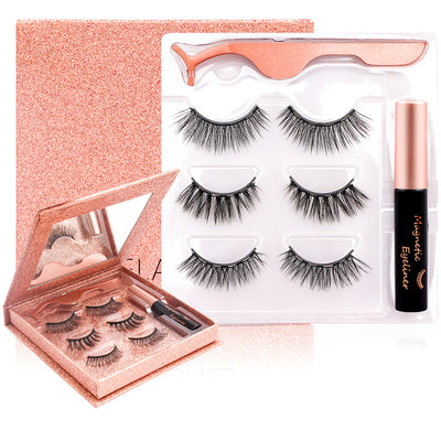 Kit de Pestañas Magnéticas Impermeables sin Pegamento con Delineador - Image 5