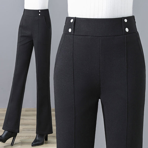 Pantalones Casuales Slim Fit Adelgazantes de Corte Holgado