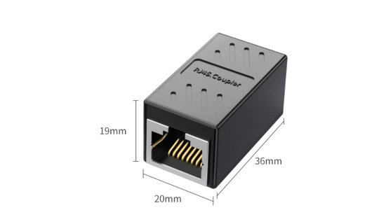 Adaptador Extensor RJ45 Gigabit para Cable de Red Dual Pass - Image 7