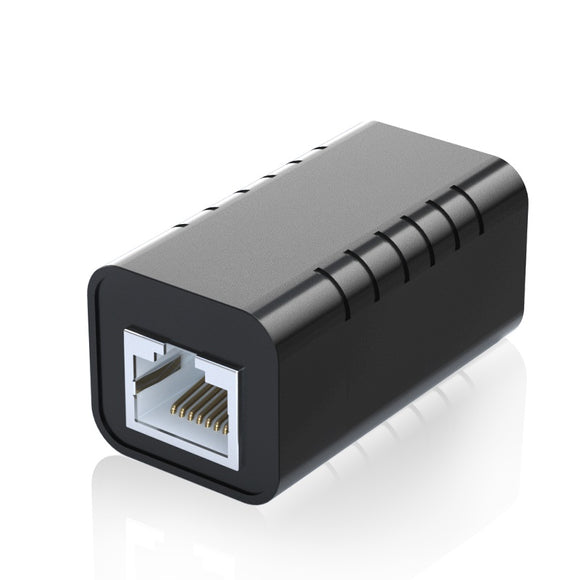 Adaptador Extensor RJ45 Gigabit para Cable de Red Dual Pass
