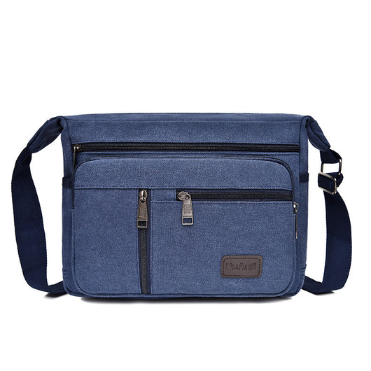 Bolsa de Lona Estilo Coreano para Hombre - Bandolera Diagonal - Image 6