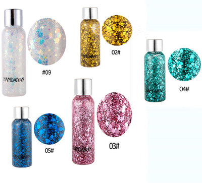 Gel Glitter Multiuso para Uñas, Cabello, Cuerpo y Rostro - Lentejuelas Sueltas Festival - Image 10