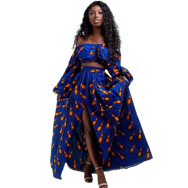 Falda Estampada con Diseño Africano