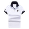 Polo Casual de Manga Corta con Solapa para Hombre