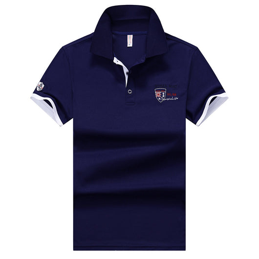 Polo Casual de Manga Corta con Solapa para Hombre - Image 3
