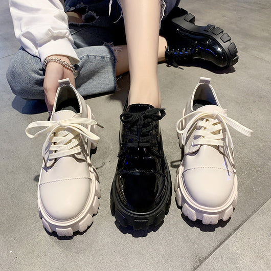 Zapatos de Cuero Retro Británico con Suela Acolchada - Estilo Versátil Clásico - Image 11