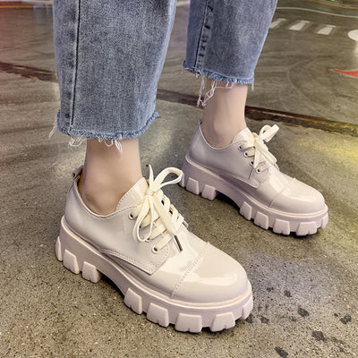 Zapatos de Cuero Retro Británico con Suela Acolchada - Estilo Versátil Clásico - Image 5