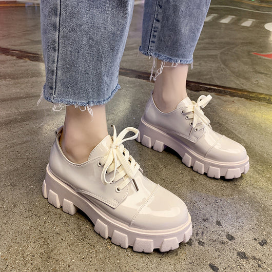 Zapatos de Cuero Retro Británico con Suela Acolchada - Estilo Versátil Clásico - Image 5