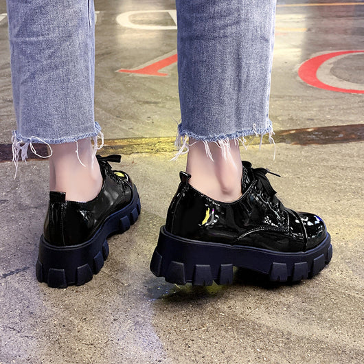 Zapatos de Cuero Retro Británico con Suela Acolchada - Estilo Versátil Clásico - Image 6