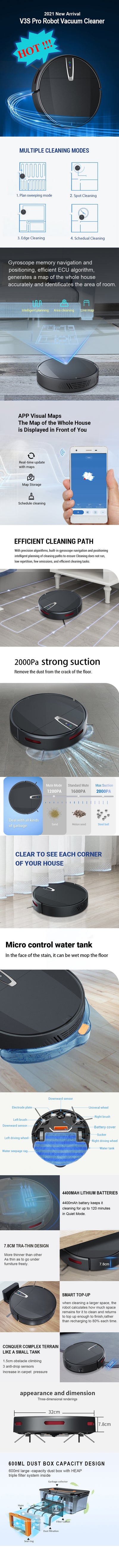 Robot Aspirador 3 en 1 con Recarga Automática y Sistema Inteligente de Barrido y Fregado - Image 17
