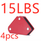 Red 4pcs