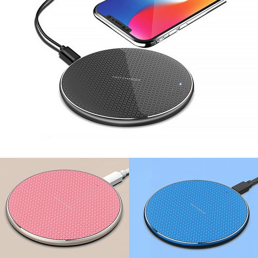 Cargador Inalámbrico Rápido 10W con Diseño de Rejilla Metálica - Image 12