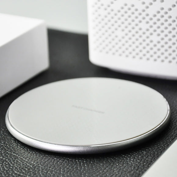 Cargador Inalámbrico Rápido 10W con Diseño de Rejilla Metálica