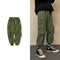 Pantalones Casuales Hombre Primavera Estilo Hong Kong Bolsillos Amplios Corte Recto Tendencia Coreana