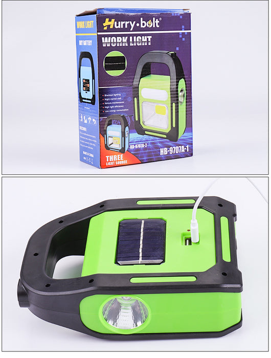 Linterna LED Solar COB Portátil para Trabajo y Camping - Image 16