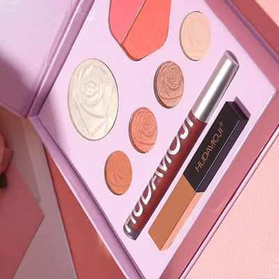 Set de Maquillaje Rose con Paleta de Sombras Premium - Image 10
