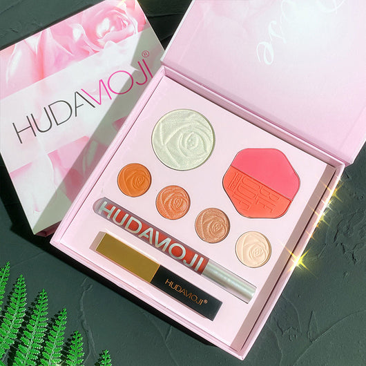 Set de Maquillaje Rose con Paleta de Sombras Premium