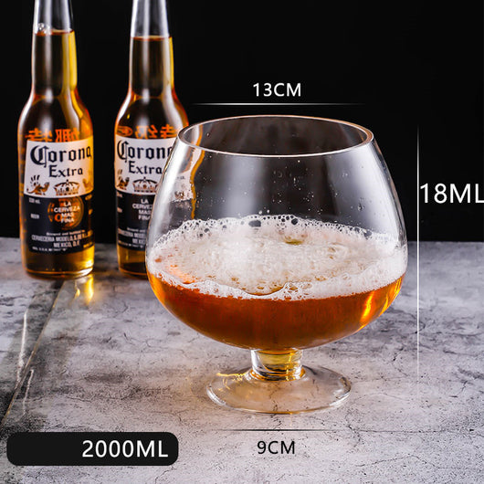 Jarra de Cerveza Grande de Vidrio de Alta Capacidad - Image 11