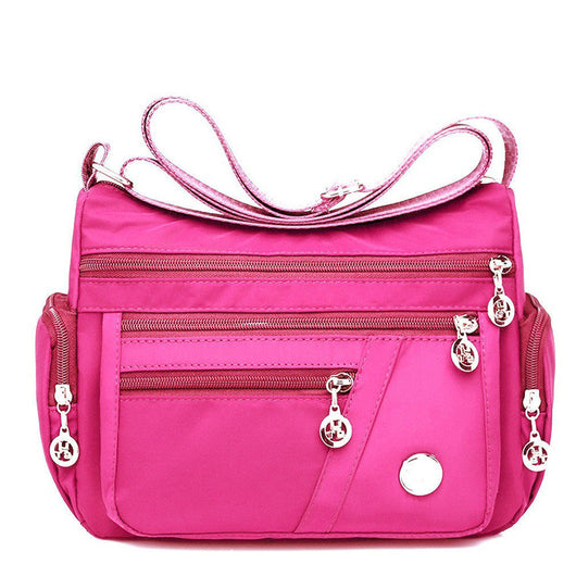 Bolso Mensajero Casual de Nylon con Múltiples Compartimentos - Image 17