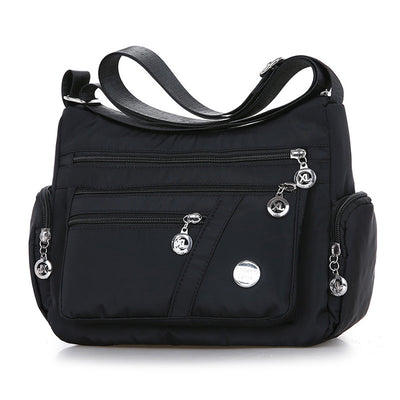 Bolso Mensajero Casual de Nylon con Múltiples Compartimentos - Image 19