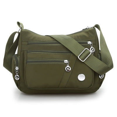 Bolso Mensajero Casual de Nylon con Múltiples Compartimentos - Image 11