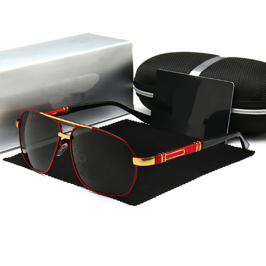 Gafas de Sol Polarizadas para Hombre con Montura Cuadrada - Image 10