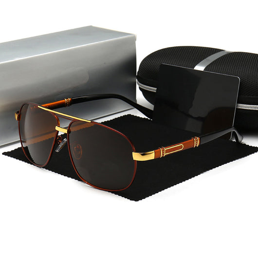 Gafas de Sol Polarizadas para Hombre con Montura Cuadrada - Image 9