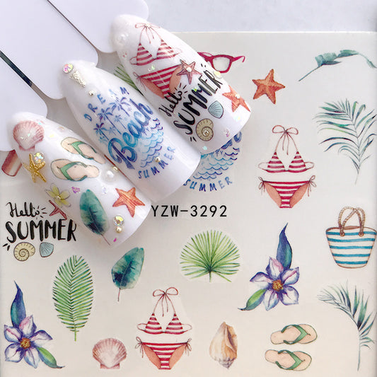 Stickers de Uñas Navideños Jirafa Cósmica Lavanda para Niños - Image 2