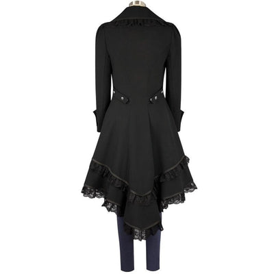 Chaqueta Gótica Victoriana Steampunk Negra para Mujer - Image 6
