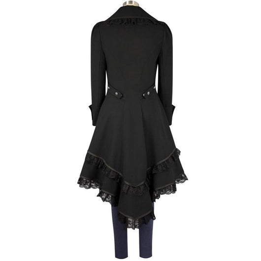 Chaqueta Gótica Victoriana Steampunk Negra para Mujer - Image 6