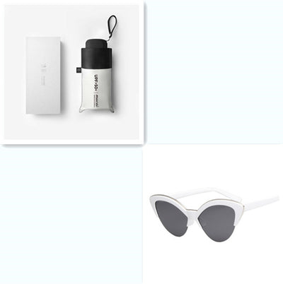 Purple cat-eye sunglasses with translucent frames and purple lenses, featuring a silver-tone accent. - Image 9