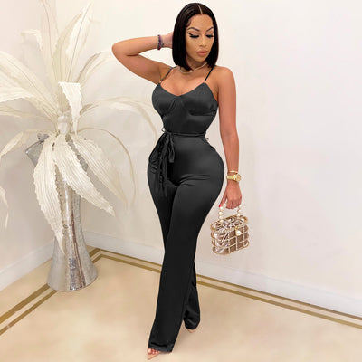 Jumpsuit Elegante de Piernas Rectas - Estilo Sofisticado - Image 3