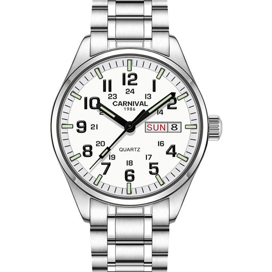 Reloj de Pulsera Digital Mecánico Luminoso con Doble Calendario