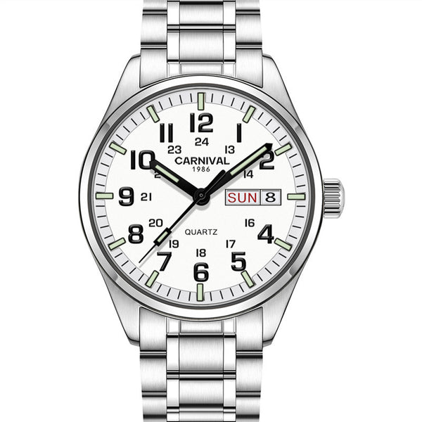 Reloj de Pulsera Digital Mecánico Luminoso con Doble Calendario