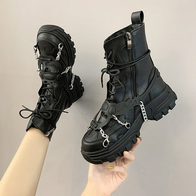 Botas Cortas de Suela Gruesa Versátiles - Image 4