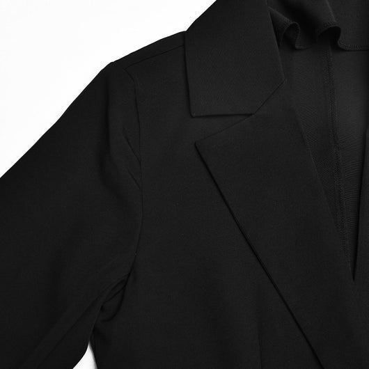 Blazer Slim Fit con Solapas y Cinturón Anudado - Image 35
