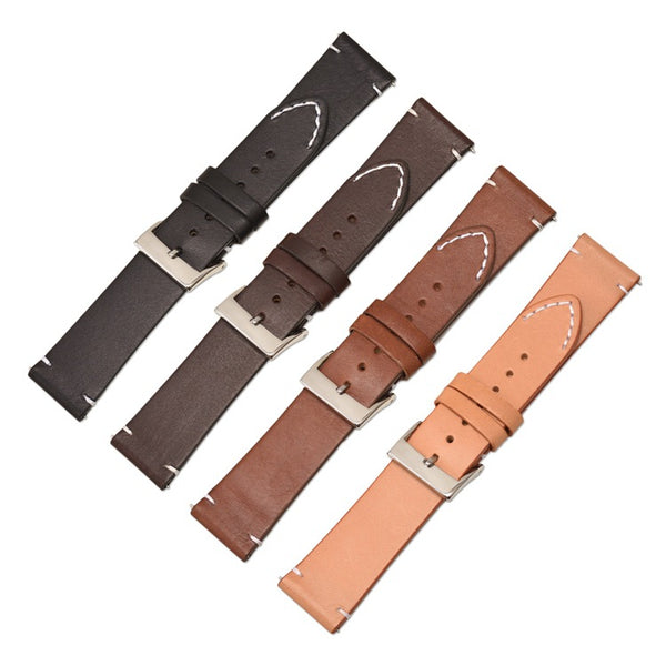 Correa de Cuero Estilo Literario para Samsung Galaxy Watch 3 con Liberación Rápida
