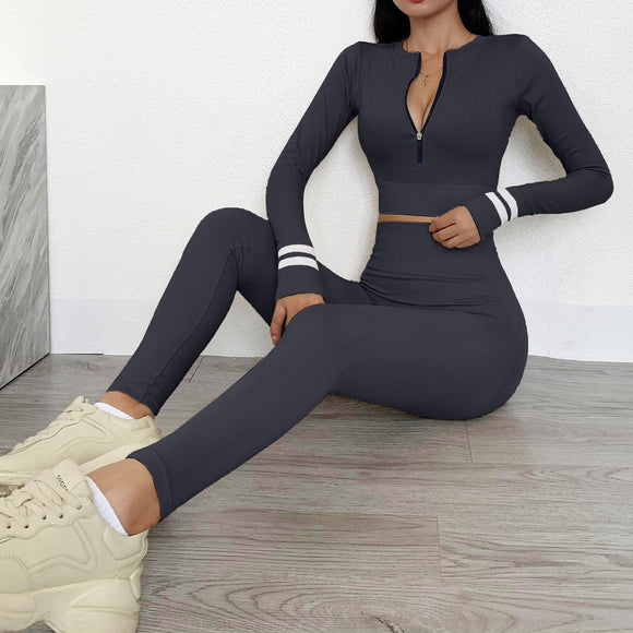 Conjunto Deportivo Yoga Mujer con Pantalón Largo