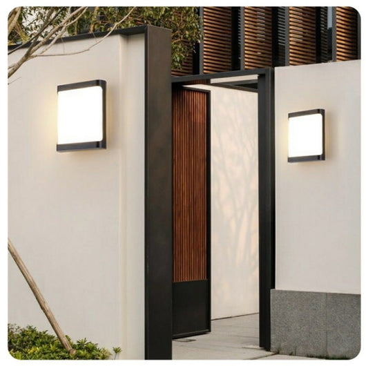 Lámpara LED de Pared Exterior Impermeable IP65 para Porche y Jardín Moderno