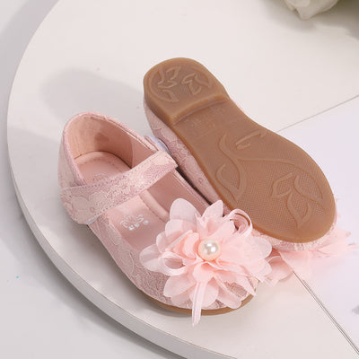 Zapatos de Niña Princesa con Encaje Floral - Image 15