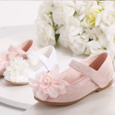 Zapatos de Niña Princesa con Encaje Floral - Image 14