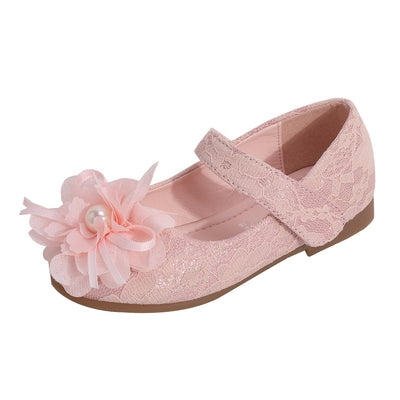 Zapatos de Niña Princesa con Encaje Floral - Image 2