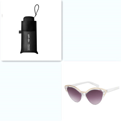 Purple cat-eye sunglasses with translucent frames and purple lenses, featuring a silver-tone accent. - Image 2