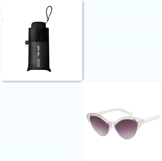 Purple cat-eye sunglasses with translucent frames and purple lenses, featuring a silver-tone accent. - Image 2