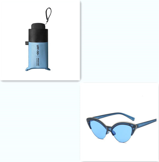 Purple cat-eye sunglasses with translucent frames and purple lenses, featuring a silver-tone accent. - Image 8